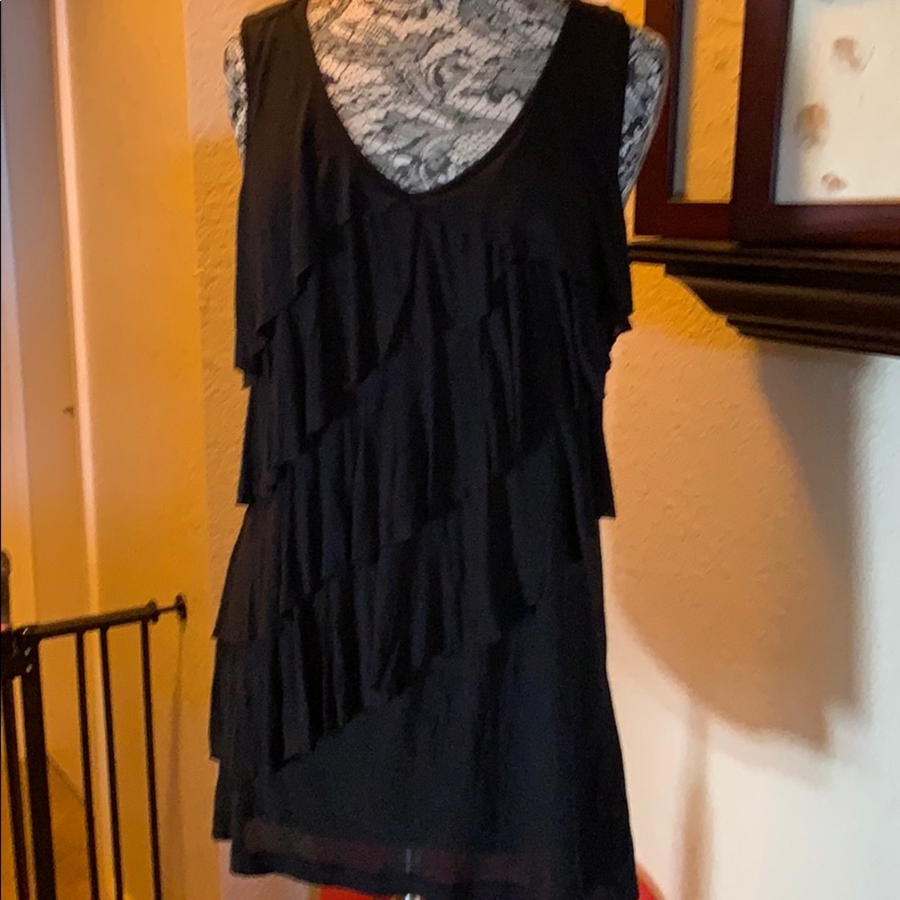Caslon Nordstrom black Tank Top XL